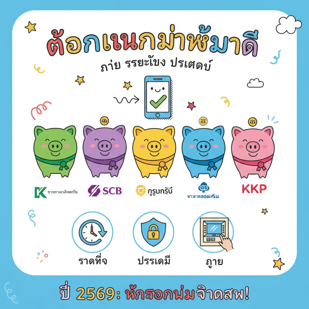 ถอนเงิน - ถอนเงินไม่ใช้บัตร