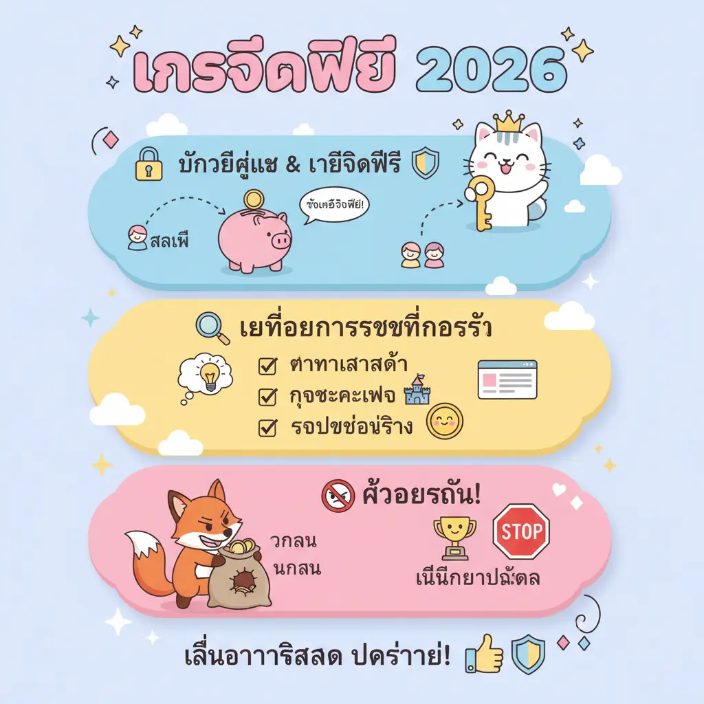 เครดิตฟรี - บัญชีผู้ใช้