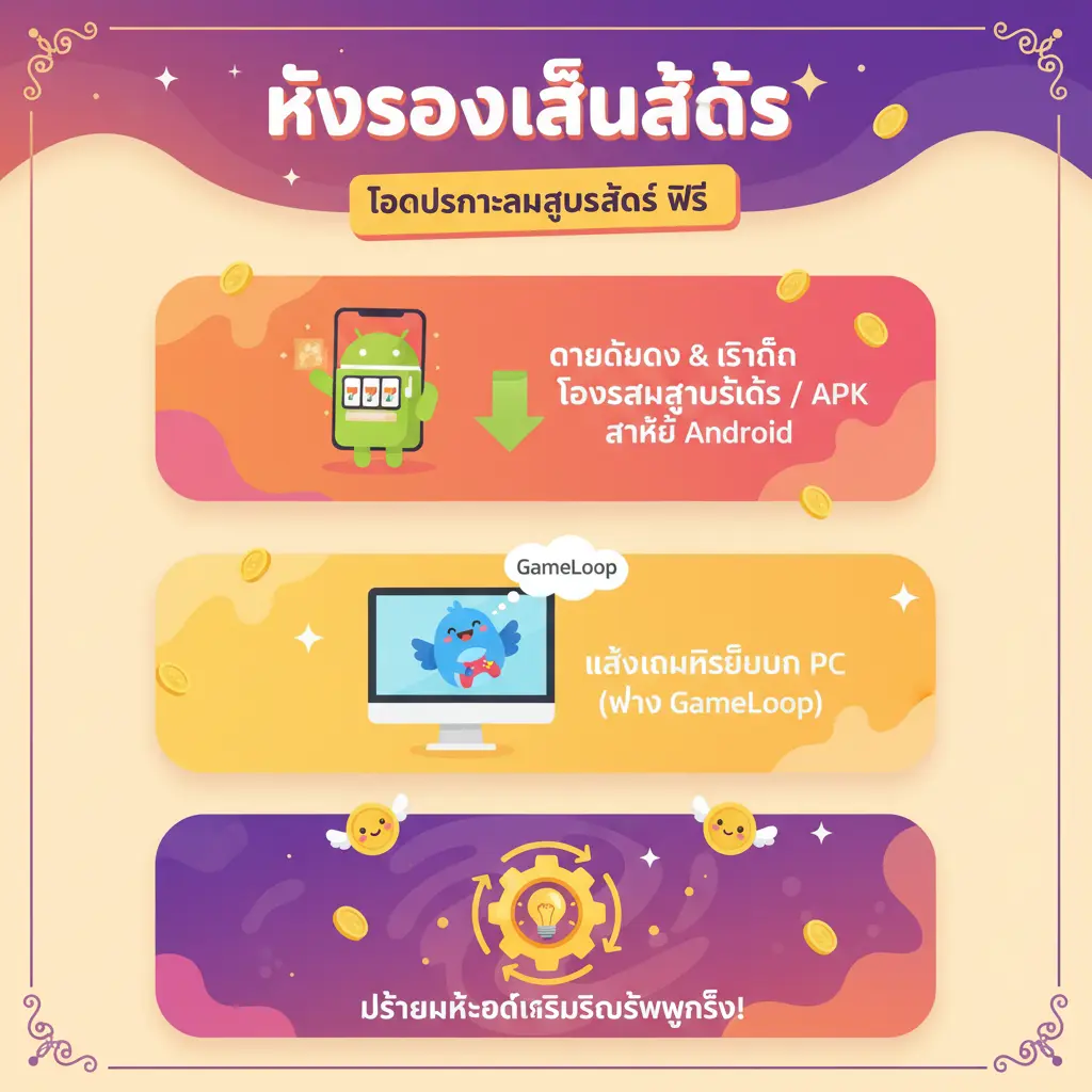 โหลดโปรแกรมสูตรสล็อต ฟรี - ทดลองเล่นสล็อต