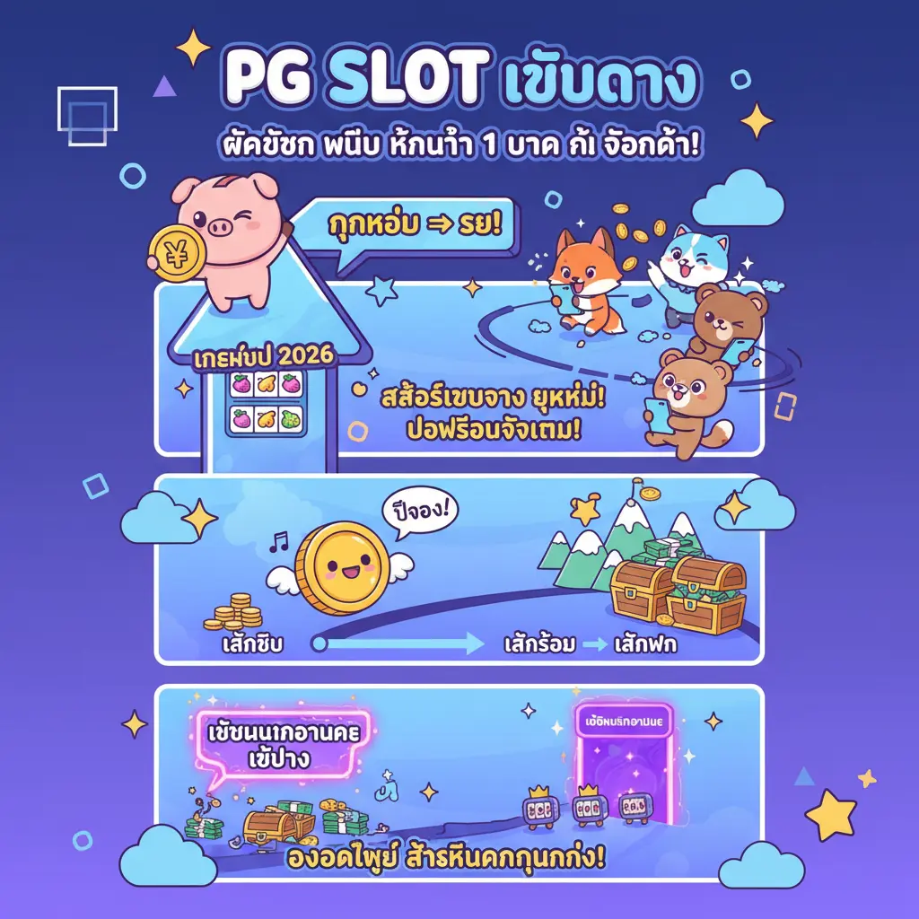เว็บตรง สล็อต ฝากถอน ไม่มี ขั้นต่ำ 1 บาท ก็ ถอนได้ - PG SLOT