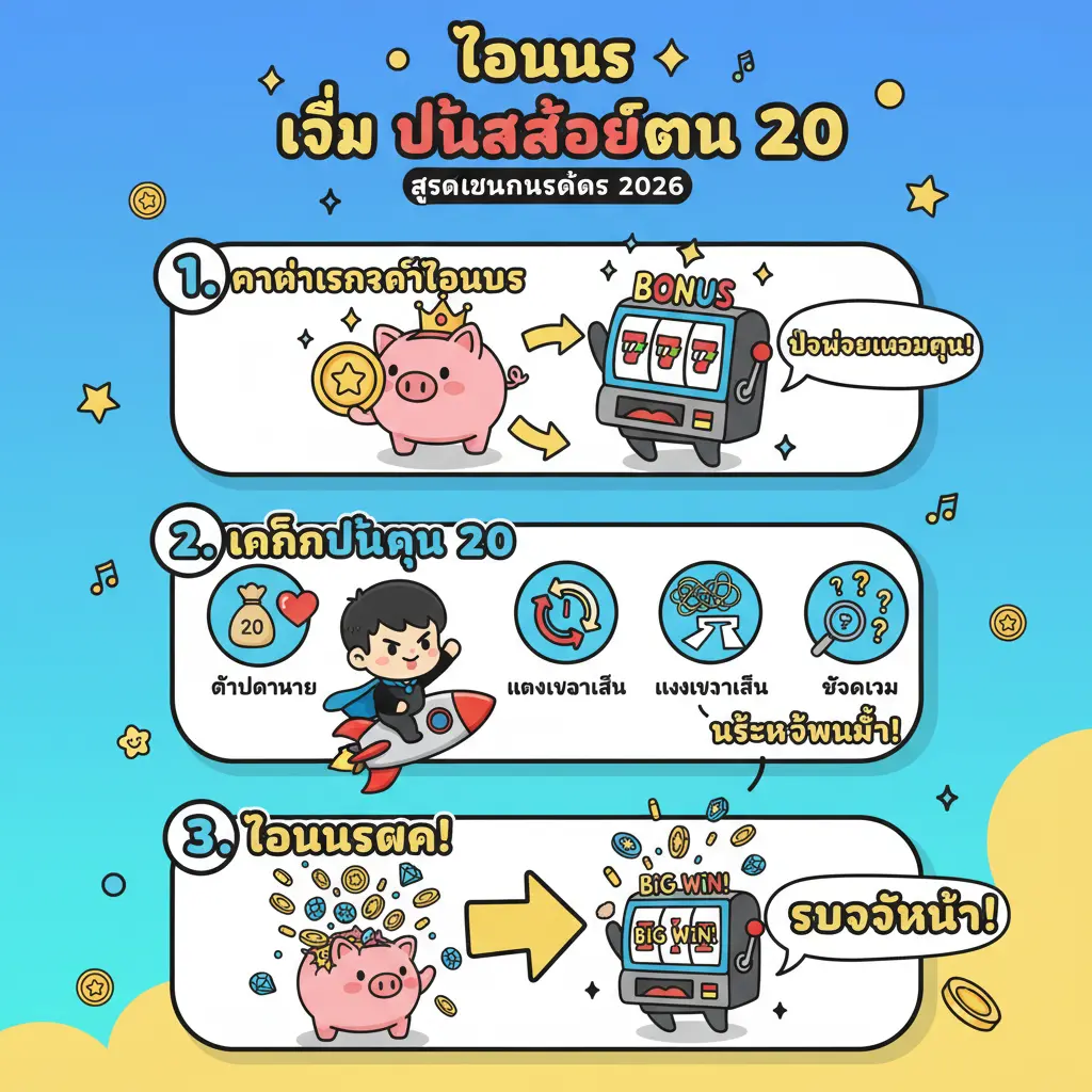 วิธี ปั่นสล็อตทุน 20 - โบนัส